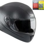 JMD Full Face AIR INLETS -EXHAUSTS VENT Helmet For Men/Women With Emergency & Blood ID Tag. Motorbike Helmet  (Black)